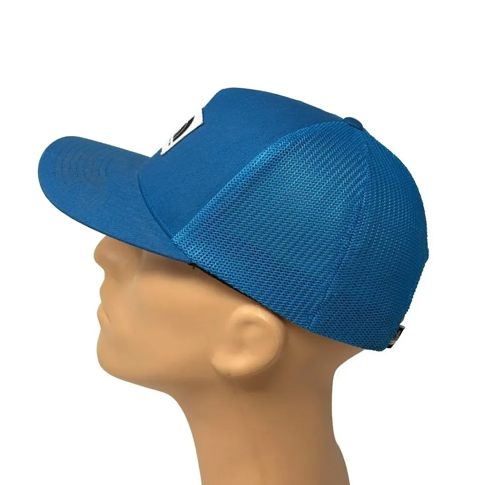 The North Face Mudder Trucker Hat Strapback Blue TNF Fine Alpine Equipment